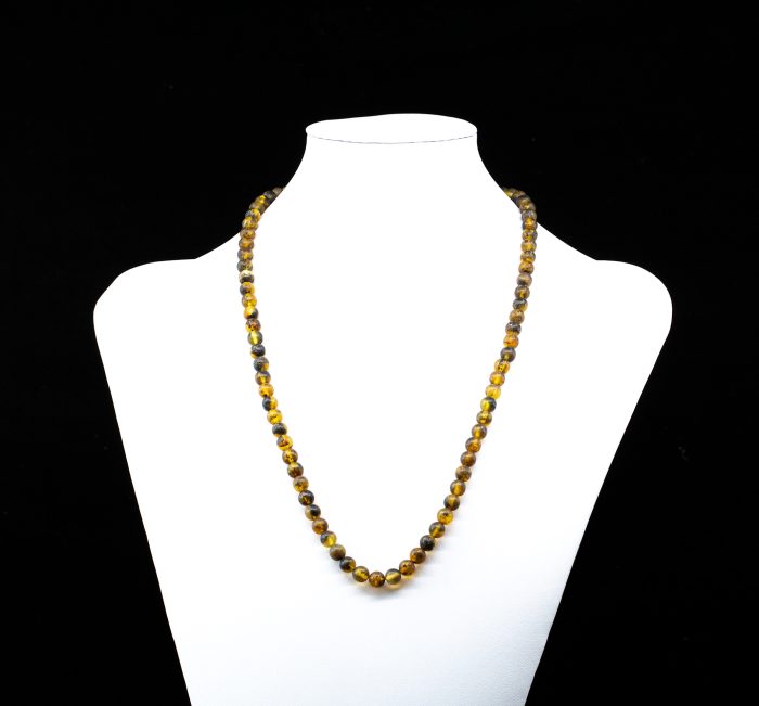 Amber Necklace - Round Beads BAN028 - Image 2