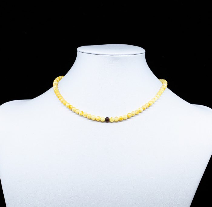Amber Necklace - Round Beads BAN027 - Image 2
