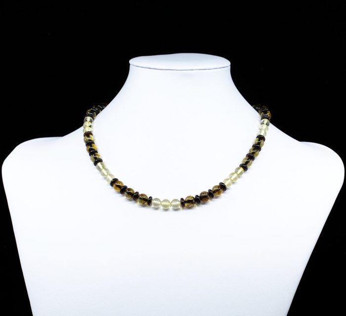 Amber Necklace - Round Beads BAN029 - Image 2