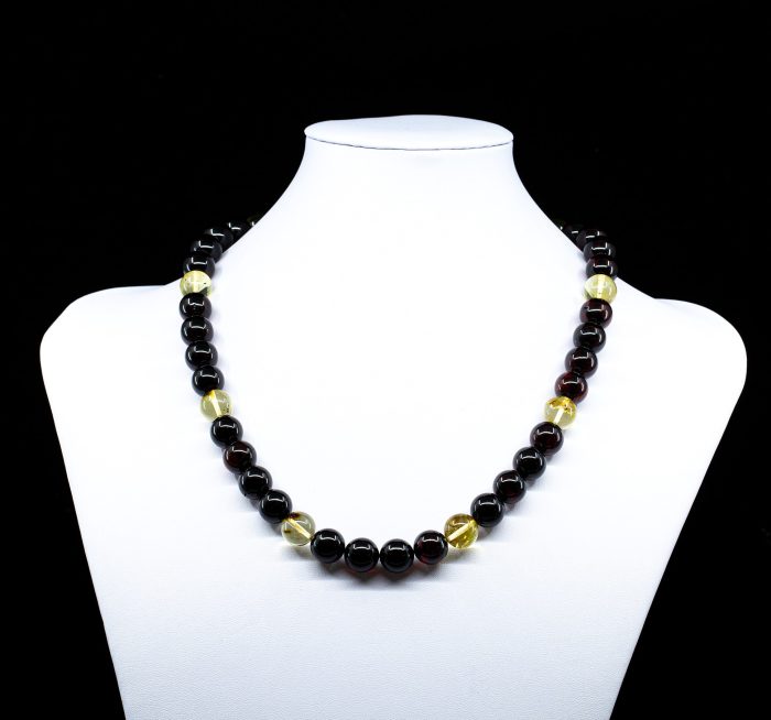 Amber Necklace - Round Beads BAN030 - Image 2