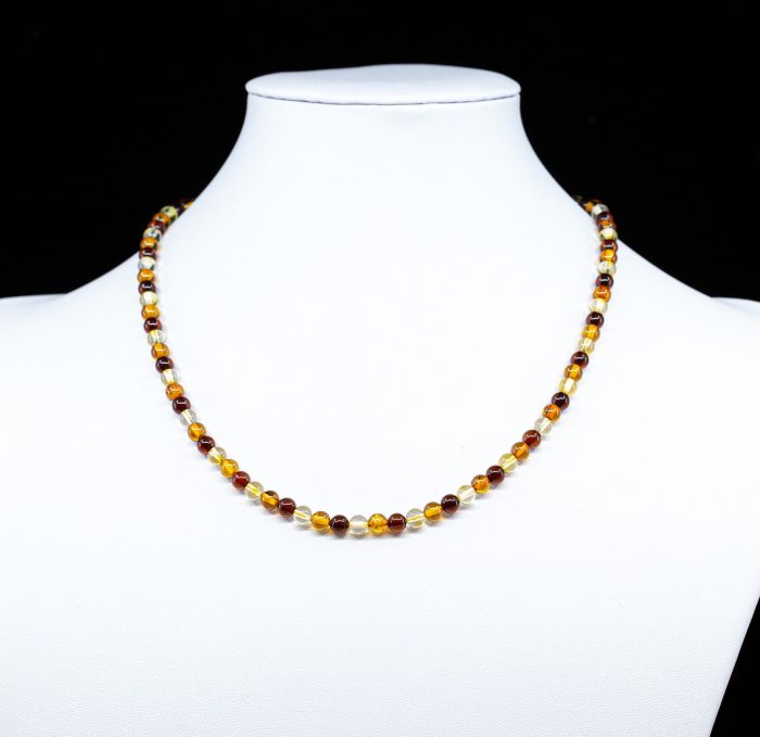 Amber Necklace - Round Beads BAN033 - Image 2