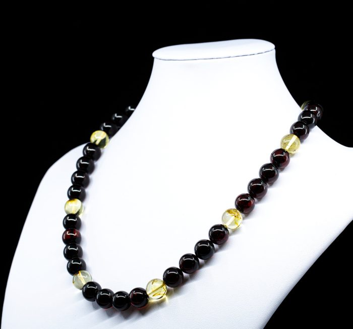 Amber Necklace - Round Beads BAN030 - Image 1