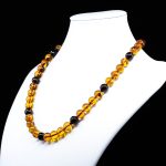 Amber Necklace - Round Beads BAN031