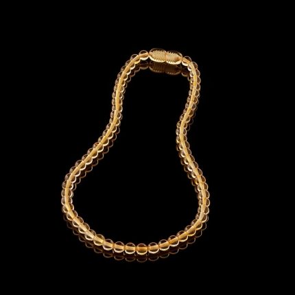 Amber Necklace - Round Beads BAN011