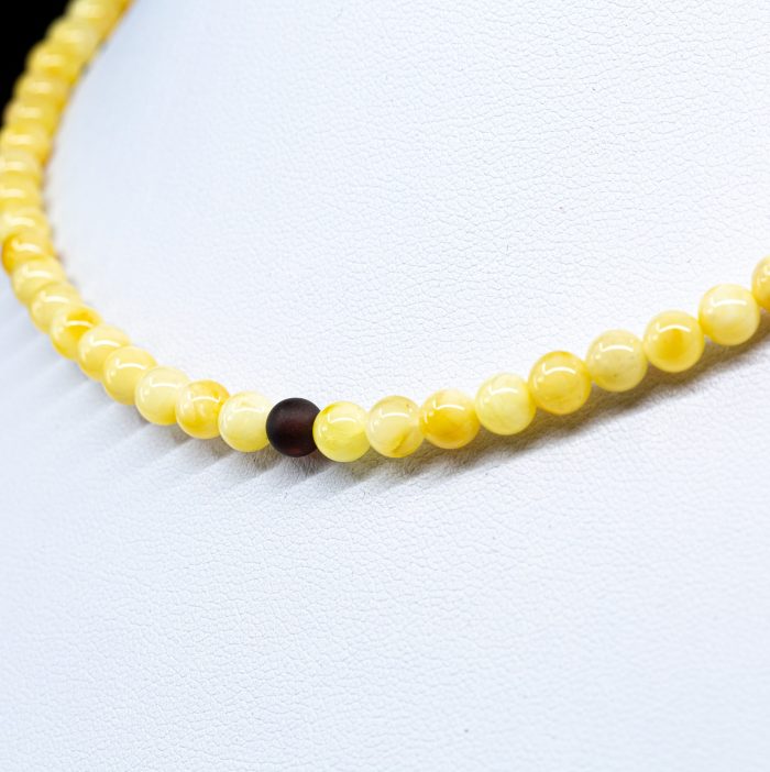 Amber Necklace - Round Beads BAN027 - Image 3