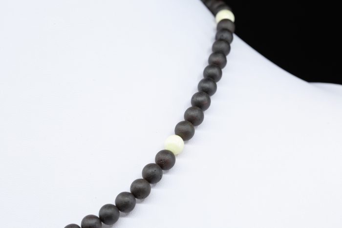Amber Necklace - Round Beads BAN034 - Image 3