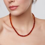 Amber Necklace - Round Beads BAN009 - Image 3