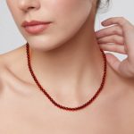 Amber Necklace - Round Beads BAN008 - Image 3