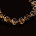 Amber Baby Teething Necklace - Round Baroque Beads BN006 - Image 2