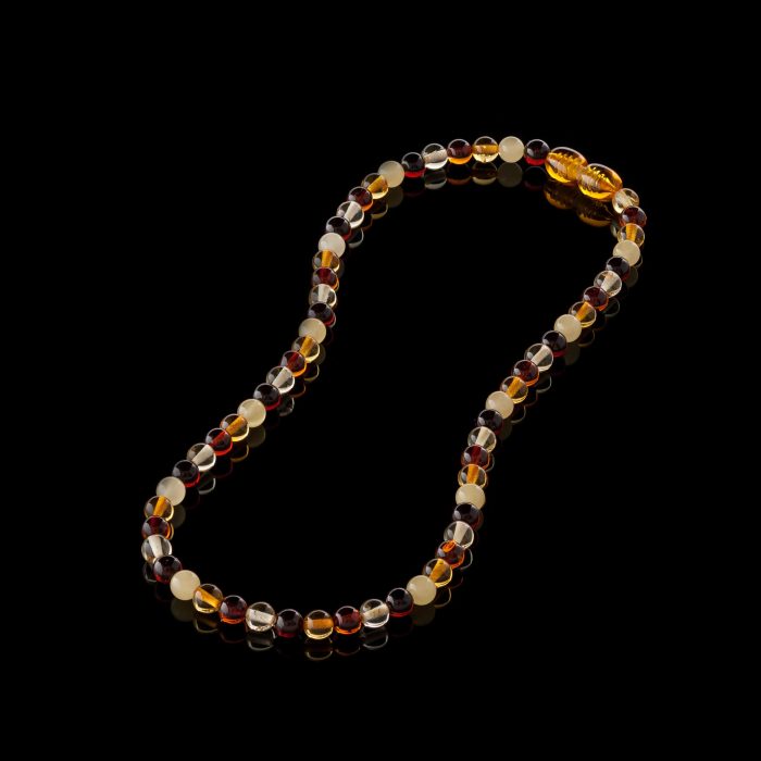 Amber Necklace - Round Beads BAN005 - Image 1