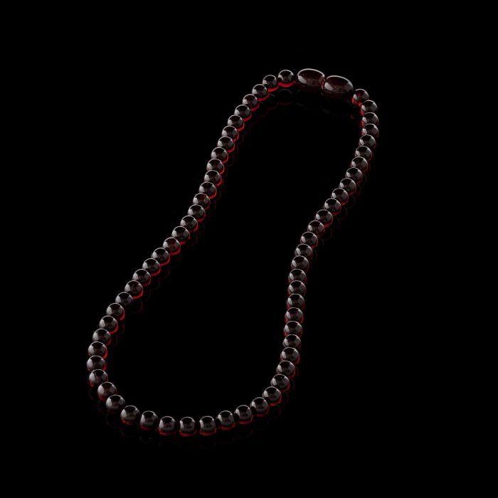 Amber Necklace - Round Beads BAN007 - Image 1