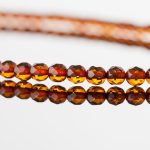 Amber Necklace - Round Faceted Beads BAN019 - Image 2