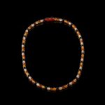 Amber Necklace - Round Faceted Beads BAN017