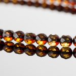 Amber Necklace - Round Faceted Beads BAN020 - Image 2