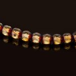 Amber Necklace - Round Faceted Beads BAN021 - Image 3