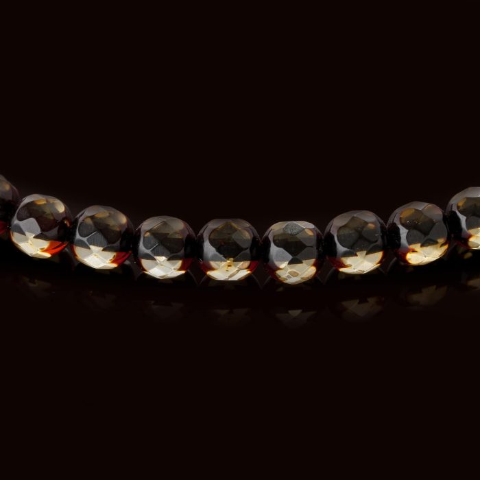 Amber Necklace - Round Faceted Beads BAN015 - Image 3