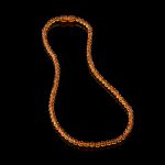 Amber Necklace - Round Faceted Beads BAN018