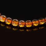Amber Necklace - Round Faceted Beads BAN018 - Image 2