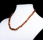 Amber Necklace - Hedgehog Cubic Beads HEDGN003