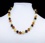 Amber Necklace - Hedgehog Cubic Beads HEDGN007 - Image 3