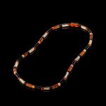 Amber Necklace - Cylinder Beads CYLN002