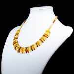 Amber Necklace - Mandarin Kolje Necklace MAN009