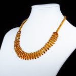 Amber Necklace - Mandarin Kolje Necklace MAN011