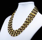 Amber Necklace - Multi-string Beads MUN011