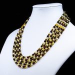 Amber Necklace - Multi-string Beads MUN011