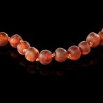 Amber Baby Teething Necklace - Matte Standard Baroque Beads BN099 - Image 2