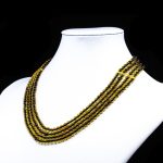 Amber Necklace - Multi-string Beads MUN028