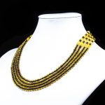 Amber Necklace - Multi-string Beads MUN030