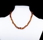 Amber Necklace - Hedgehog Cubic Beads HEDGN003 - Image 3