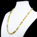 Amber Necklace - Matte Cylinder Beads CYLN011