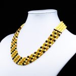 Amber Necklace - Multi-string Beads MUN020