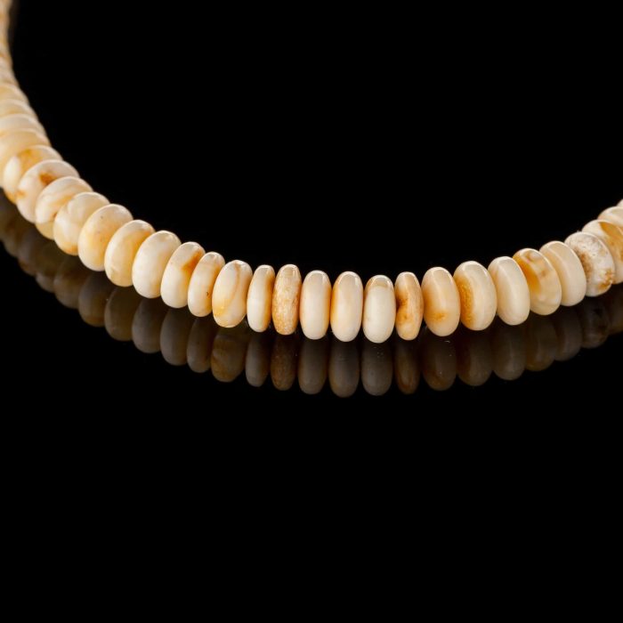 2-min Amber Necklace - Rondelle Disc Beads DIN001 - Image 2