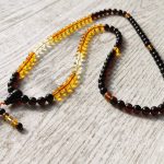 108 Amber Mala Prayer Beads BPB018
