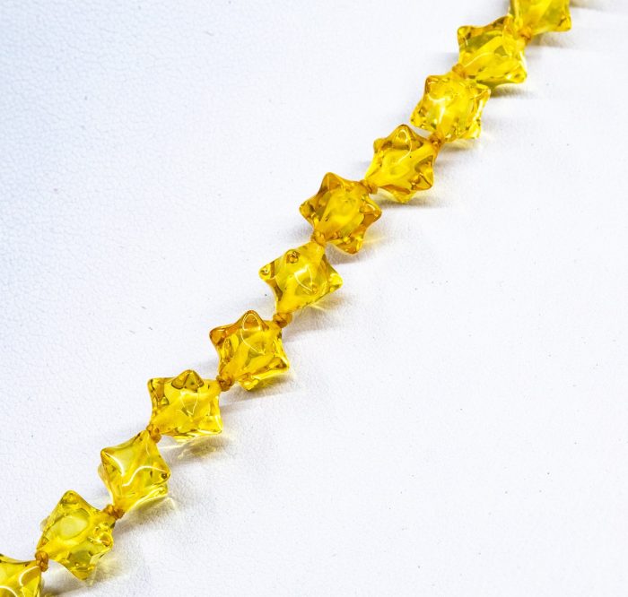 Amber Necklace - Hedgehog Cubic Beads HEDGN001 - Image 2