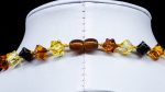 Amber Necklace - Hedgehog Cubic Beads HEDGN007 - Image 4