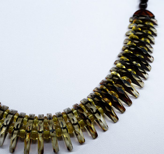 Amber Necklace - Mandarin Kolje Necklace MAN007 - Image 2