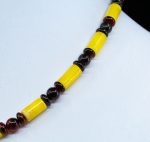 Amber Necklace - Cylinder Beads CYLN010 - Image 2