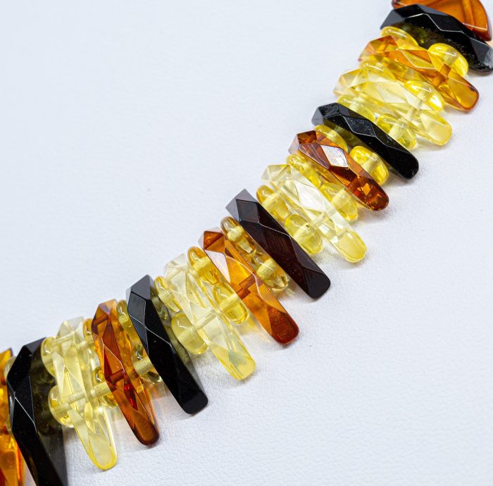 3 Amber Necklace - Mandarin Kolje Necklace MAN002 - Image 2