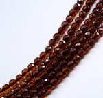 Amber Necklace - Multi-string Faceted Beads MUN031 - Image 2