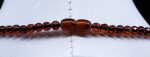 Amber Necklace - Braided V-Shape Faceted Beads MUN041 - Image 4