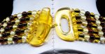 Amber Necklace - Multi-string Beads MUN011 - Image 5