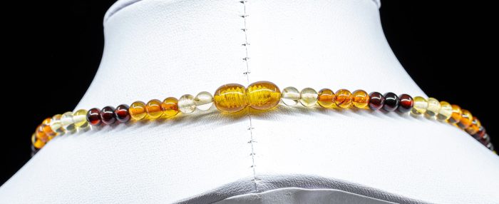 4 Amber Necklace - Mandarin Kolje Necklace MAN002 - Image 4