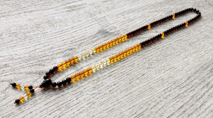 108 Amber Mala Prayer Beads BPB018 - Image 5