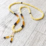 108 Amber Mala Prayer Beads BPB017