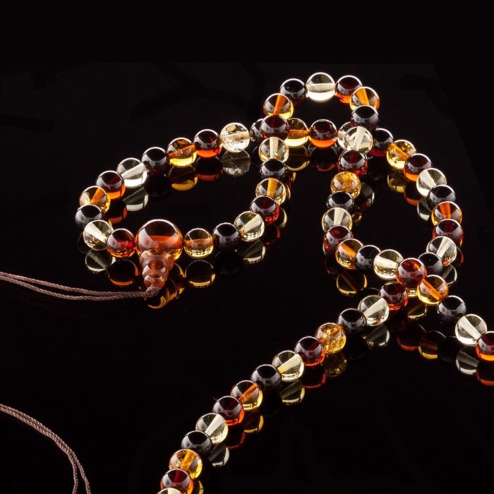 108 Amber Mala Prayer Beads BPB015 - Image 3