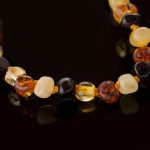 Amber Baby Teething Necklace - Standard Baroque Beads BN016 - Image 2